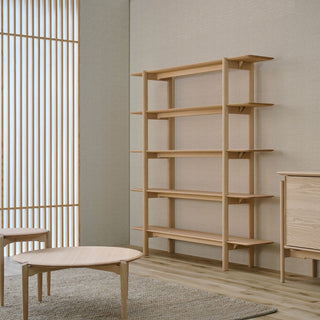 灑(セン) 5段タイプシェルフ(SLP53~57A)(オーク)