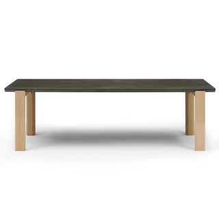 SHIRASUダイニングテーブル シラス塗装墨(W1500~2400)(オーク)