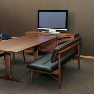 BOSS STYLE 背付きベンチ EDC57W(1650)(ウォールナット)