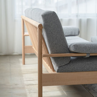 BE STYLE 3人掛けビーソファ BLS83A(オーク)