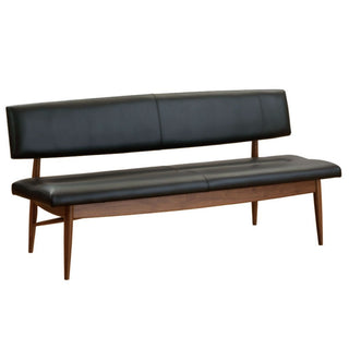 BOSS STYLE 背付きベンチ EDC57W(1650)(ウォールナット)