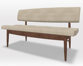 BOSS STYLE 背付きベンチ EDC57W(1650)(ウォールナット)