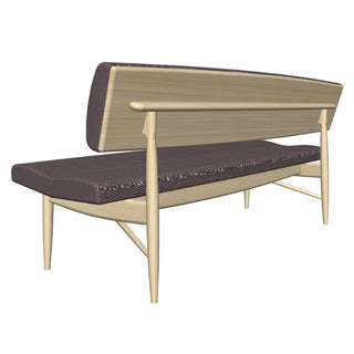 BOSS STYLE 背付きベンチ EDC55A(1350)(オーク)