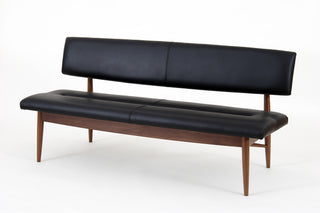 BOSS STYLE 背付きベンチ EDC57W(1650)(ウォールナット)