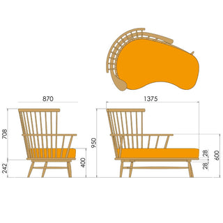 K-WINDSOR ネーチェア JLC89R/L9(カバーリング)専用クッション&カバーセット
