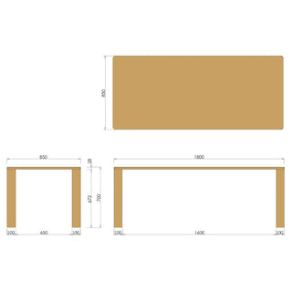 ELES オークNBDT ダイニングテーブル(W1350~2100)