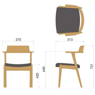 ELES キャプテンチェア(カバーリング) NDC35A/W9専用カバー