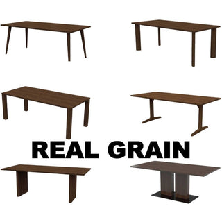 PROTEA オーダーテーブル W1200~1500(REAL GRAINウォールナット28mm)