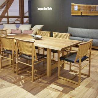 Takayama Wood Worksダイニングアームチェア W522A/K (アクリルテープ仕様)