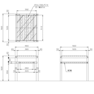 Takayama Wood WorksサイドテーブルWLT74W