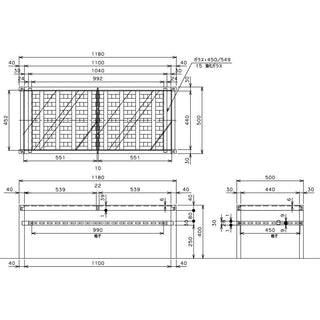 Takayama Wood Works センターテーブルWLT75W