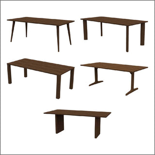 PROTEA オーダーテーブル W1200～1350(ウォールナット28mm)