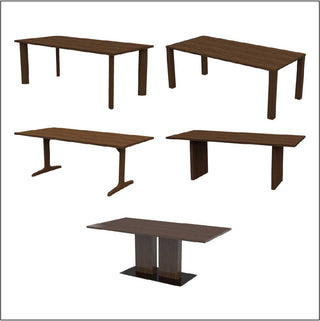 PROTEA オーダーテーブル W2250～2400(ウォールナット28mm)