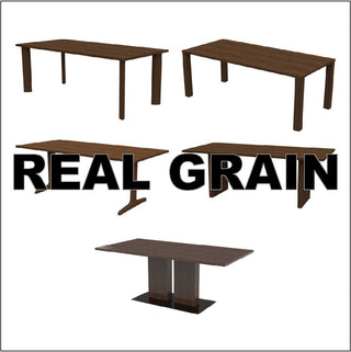 PROTEA オーダーテーブル W2250～2400(REAL GRAINウォールナット28mm)