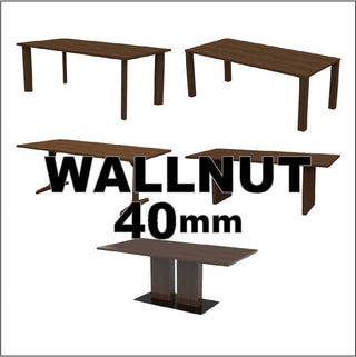 PROTEA オーダーテーブル W2250～2400(ウォールナット40mm)