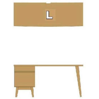 CIVILデスク CDN5〜8A(1350・1500・1800)(オーク)