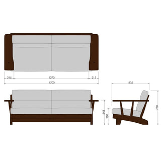 WILDERNESS 2人掛けソファKL72専用カバーセット