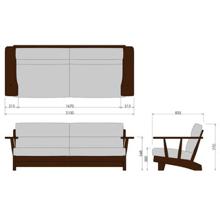 WILDERNESS 3人掛けソファKL73専用カバーセット