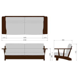 WILDERNESS 3人掛けソファKL73専用クッション&カバーセット