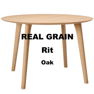 REAL GRAIN Rit丸テーブル (Φ1000～1200)(オーク)