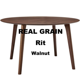 REAL GRAIN  Rit丸テーブル (Φ1000～1200)(ウォールナット)