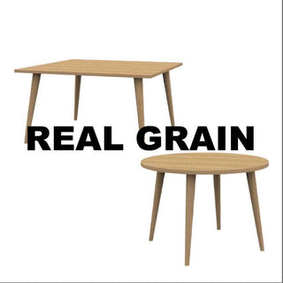 PROTEA オーダーテーブルスクエア・丸　(REAL GRAINオーク28mm)(Φ700～1100)
